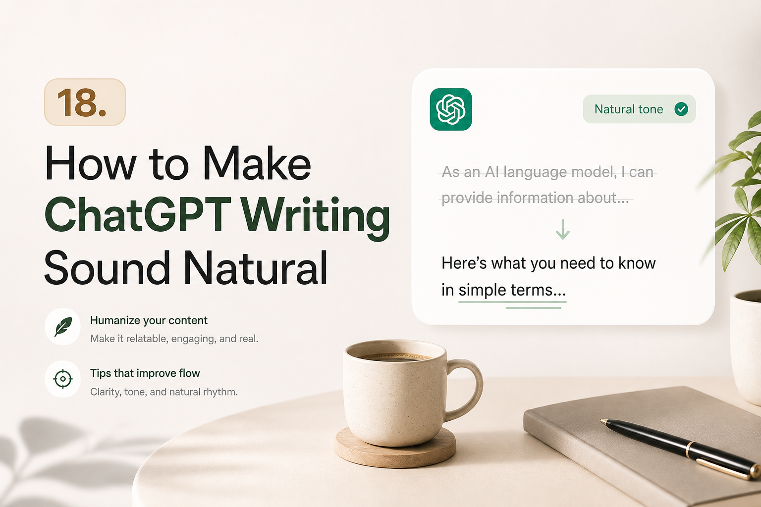How to Make ChatGPT Writing Sound Natural