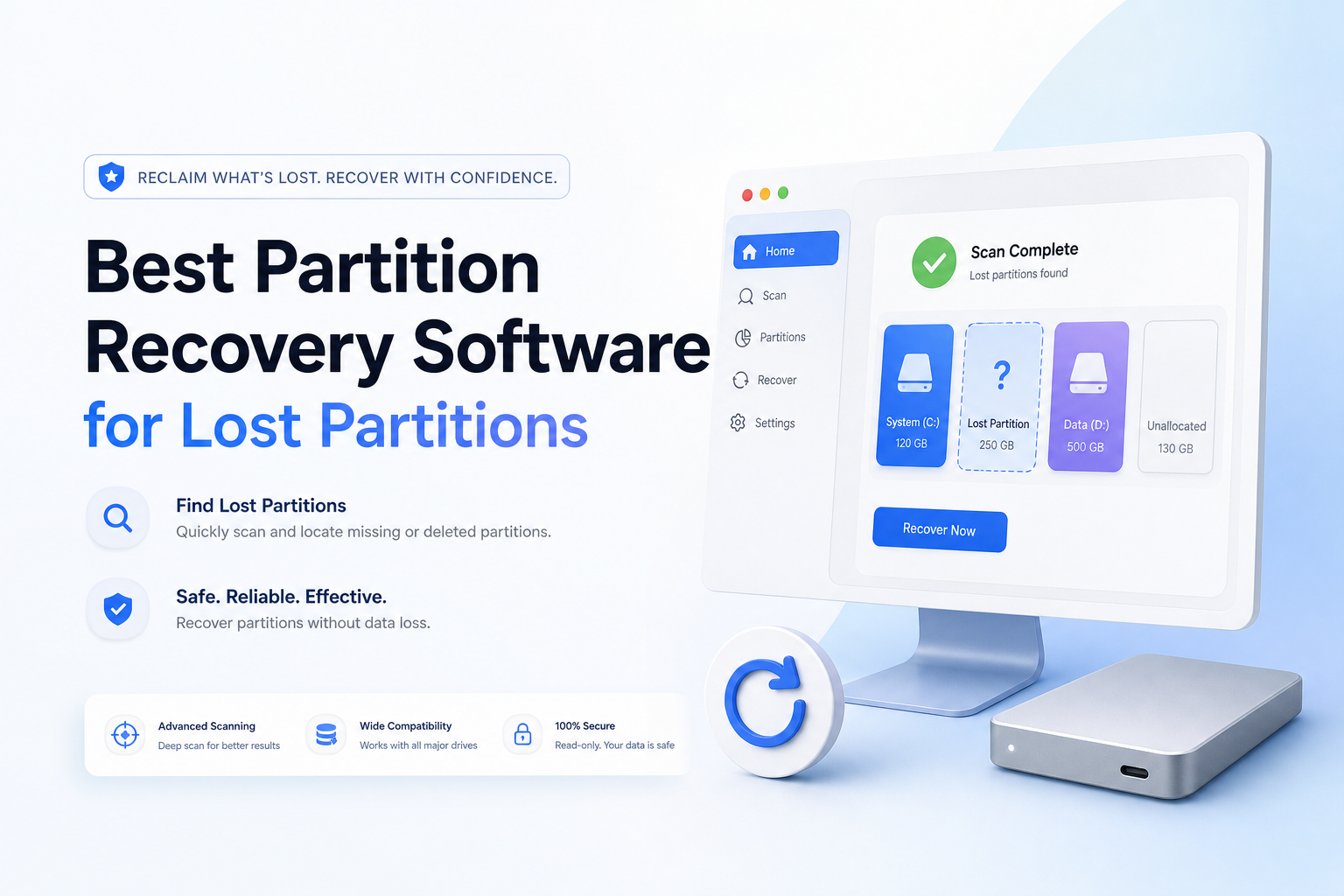 Best Partition Recovery Software for Lost Partitions